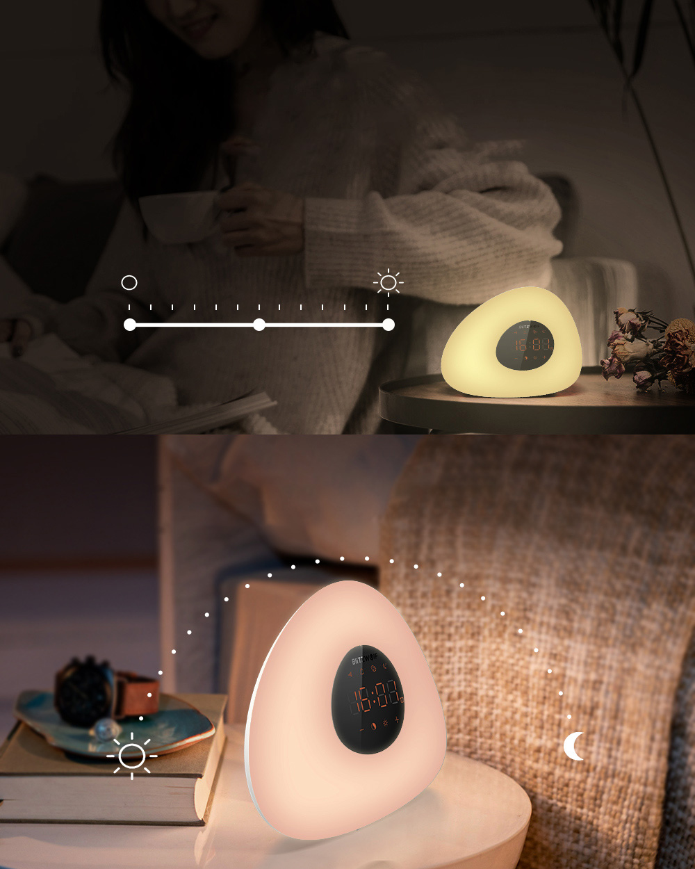 Нощна лампа с будилник BlitzWolf BW-LT23
